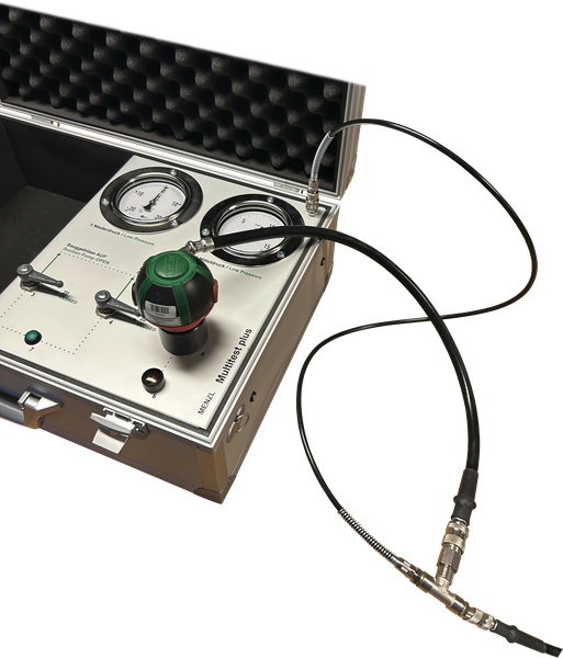 Multitest plus: testing a lung-governed demand valve with medium pressure
